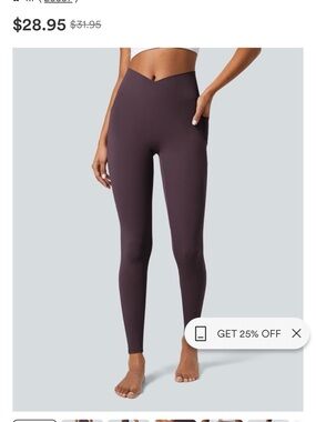 NWT HALARA V-CROSSOVER softlyzero legging